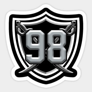 OAKLAND SHIELD (CROSBY) Sticker